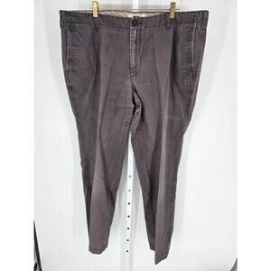 Joseph Abboud Men's Charcoal Black 100% Cotton Twill Dress Pant Size 42x34